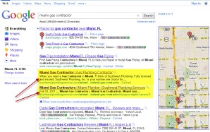 SEO for Plumbers - Case Study - Miami Gas Contractor